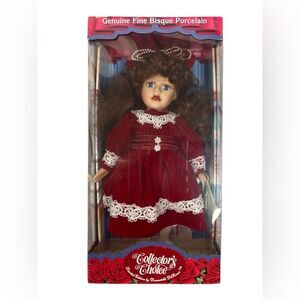 Girls Bisque Porcelain Collectors Choice Doll